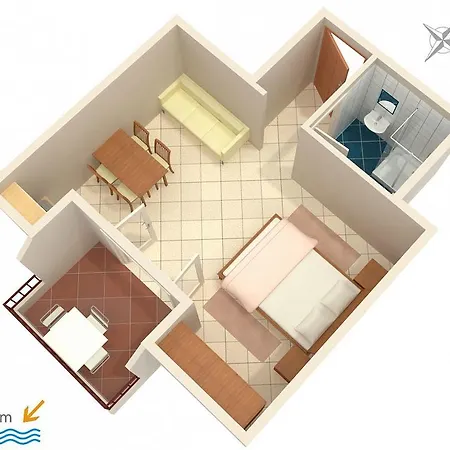 Studio Nemira 2782c * Gornji Dolac